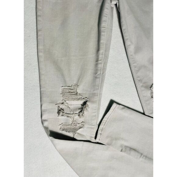 NWT American Eagle Next Level Stretch Hi Rise Jegging 10 LONG Khaki $60 - Picture 5 of 9